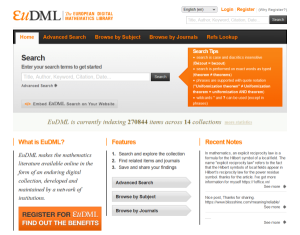 mathdoc cellule coordination documentaire eudml3