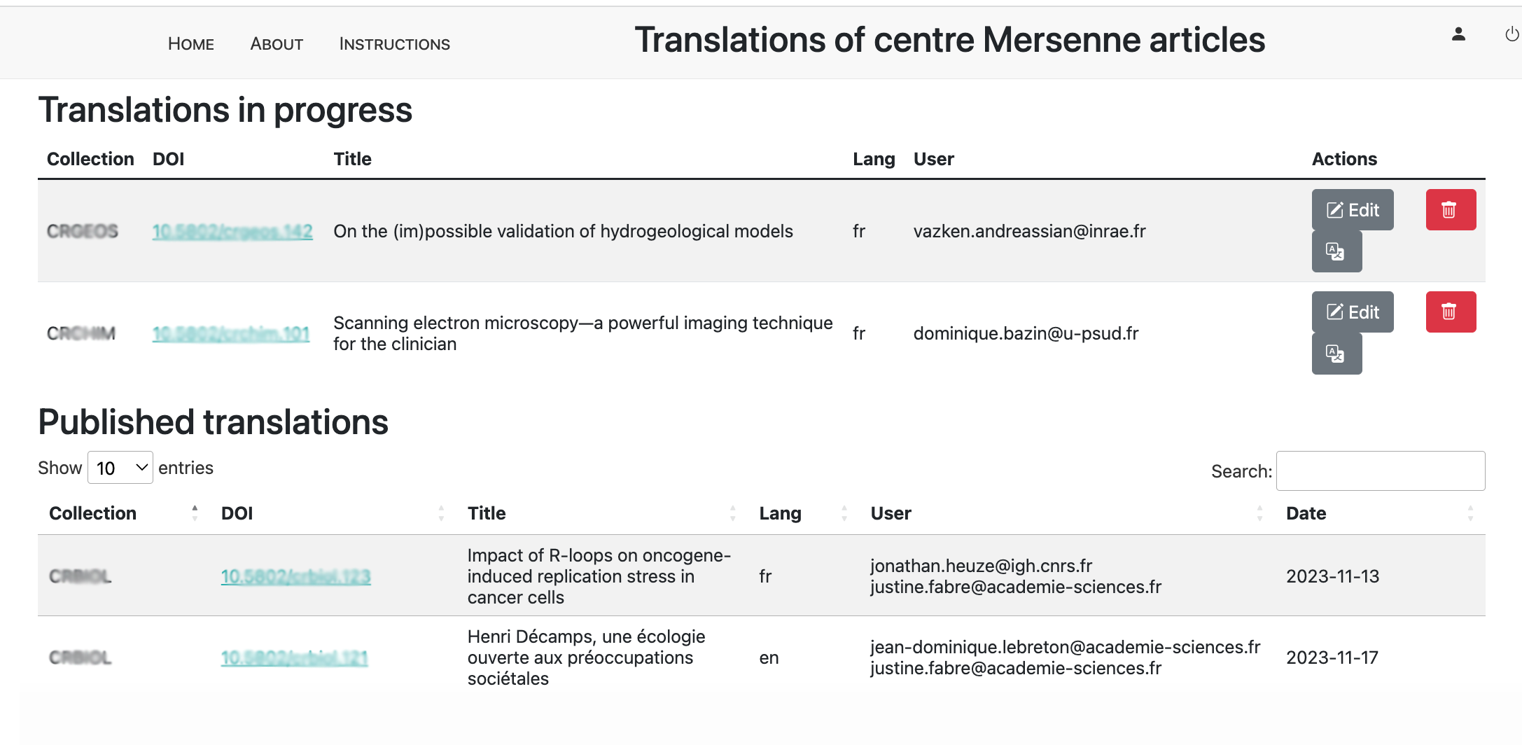 mathdoc cellule coordination documentaire tableau bord traduction